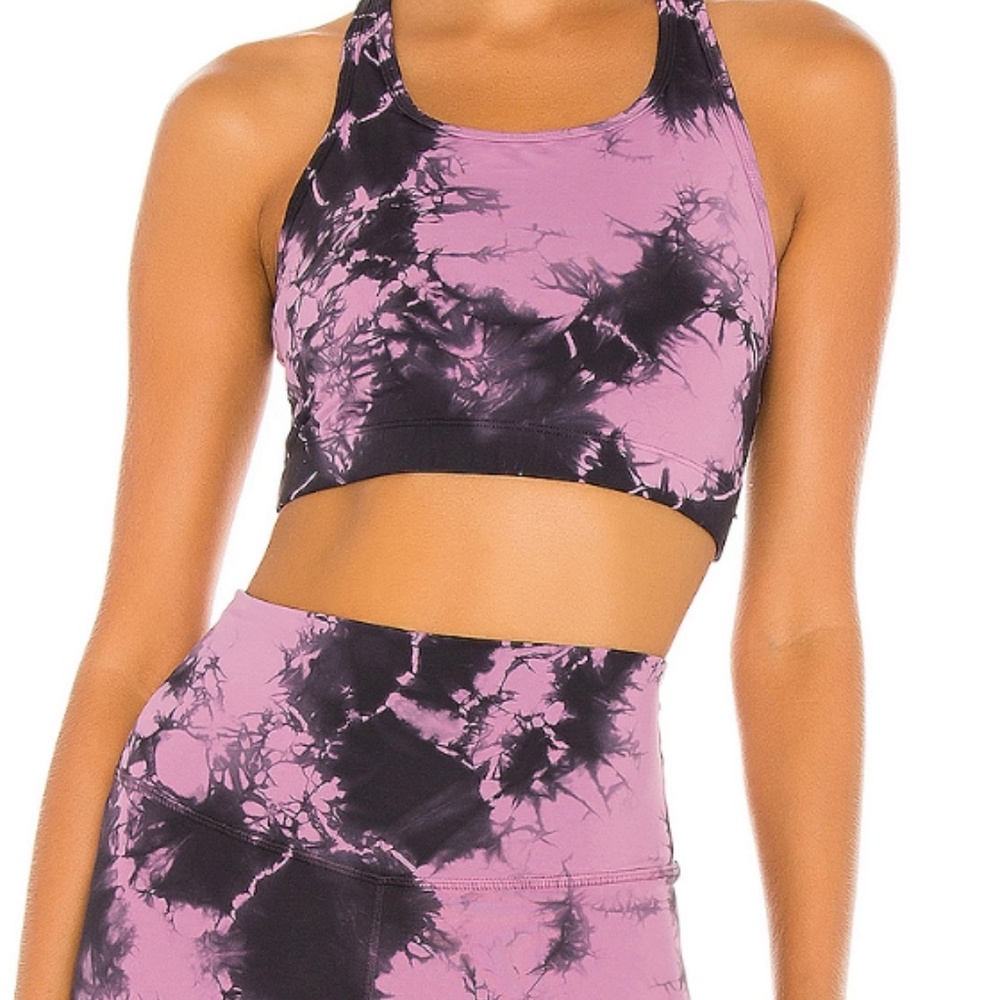Electric & Rose Tie-Dye Workout Set